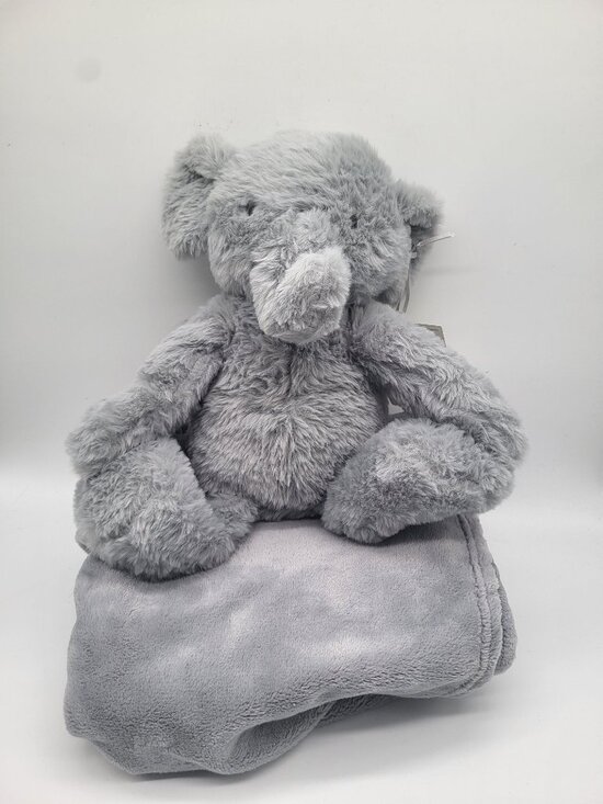 cloud island Other - Cloud Island Target Gray Elephant with Blanket 30"x40" Set Large Lovey *FLAW